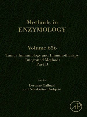 cover image of Tumor Immunology and Immunotherapy--Integrated Methods Part B